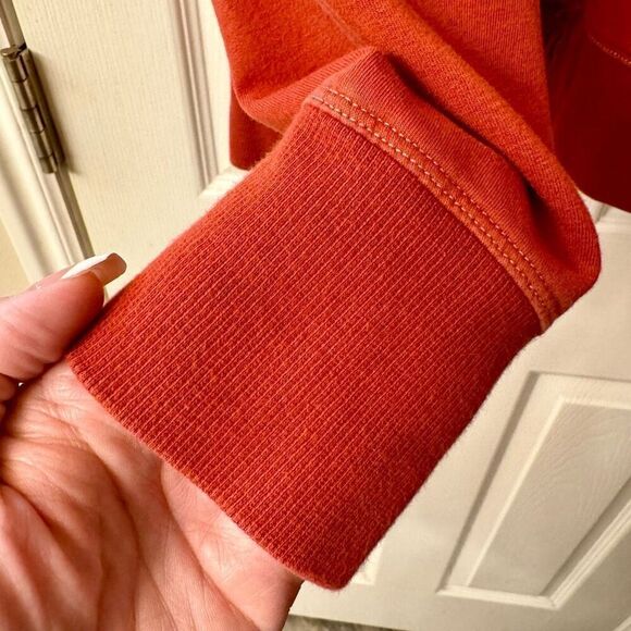 Lole Deep Red Pocket Stitching Full Zip Up Sweatshirt Jacket Women's XL - Picture 3 of 10